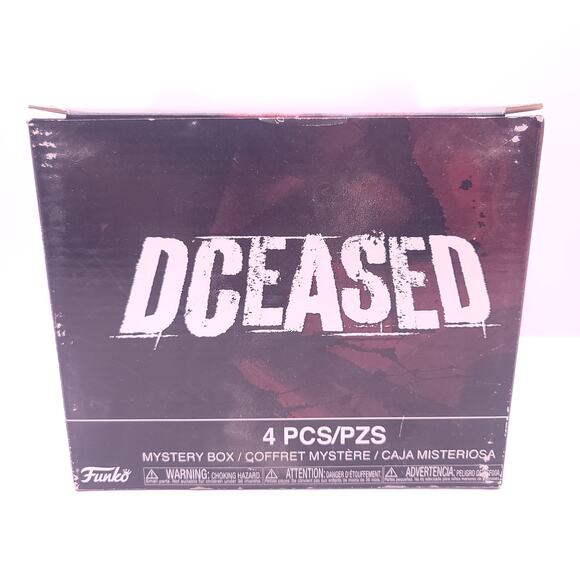 DC DCeased Funko 4 pcs Collection Figure Sticker Mini Vinyl Figure New In Box - Picture 1 of 15